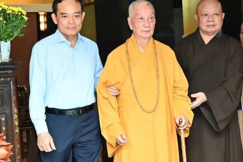 Bí thư Thành ủy TPHCM Trần Lưu Quang thăm các cơ sở tôn giáo